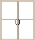 Glass Double Doors