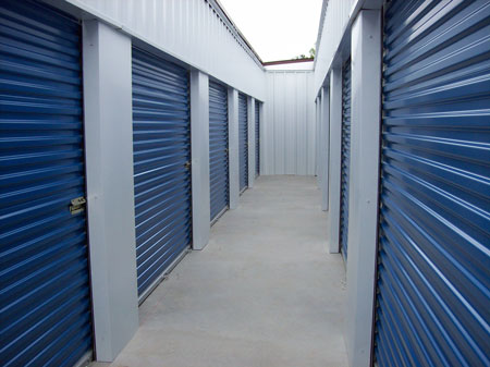Mini Storage Roll Up Doors, Shelving Unit With Doors
